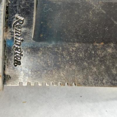 Remington Fixed Blade Stag Handled