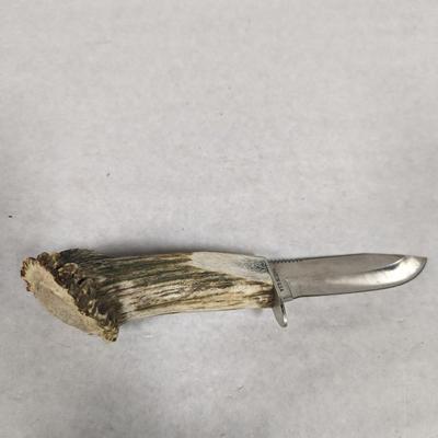 Remington Fixed Blade Stag Handled