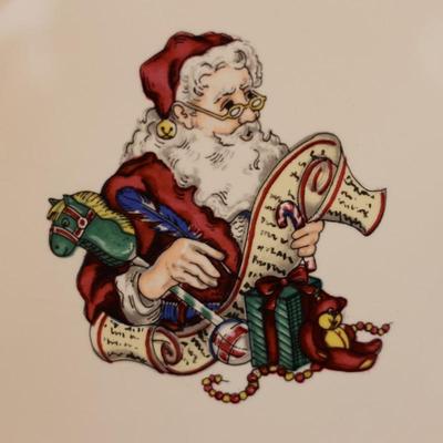 FITZ AND FLOYD Santa's List Stoneware (32 total)