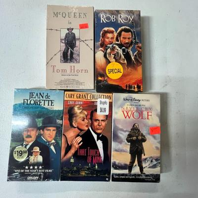 NEW! VHS Movies;Fantasia,Odyssey,2002 Olympics,Amazon,McQueen,Jean De Florette,Touch of Mink, and More!