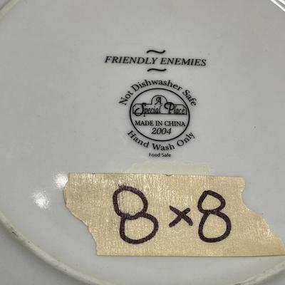 2004 Friendly Enemies Decorative Plate