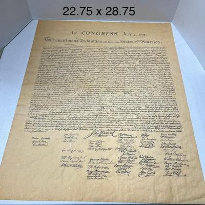Declaration of Independence Print