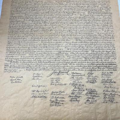 Declaration of Independence Print