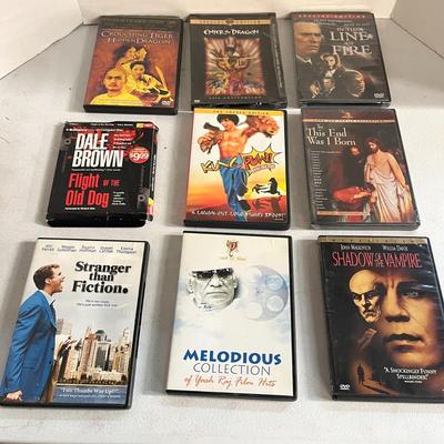 DVD Movie Bundle;Crouching Tiger Hidden Dragon, Enter the Dragon, Line of Fire, Flight of the Old Dog, Kung Pow, To This End Was I Born,...