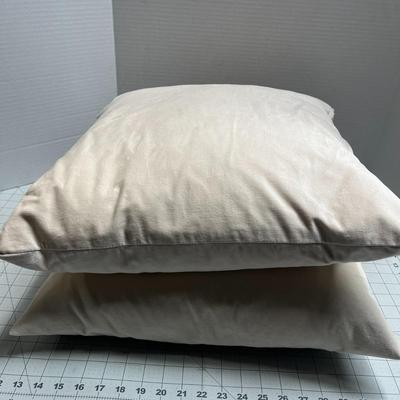 Cream Throw Pillows - Set of 2
