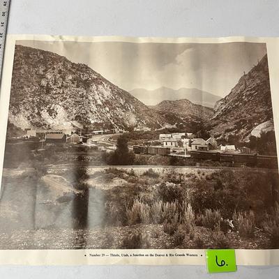 1900's Thistle, Utah Photograph by WH Jackson Poster     (6)