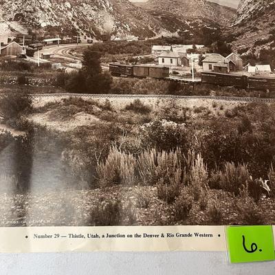 1900's Thistle, Utah Photograph by WH Jackson Poster     (6)