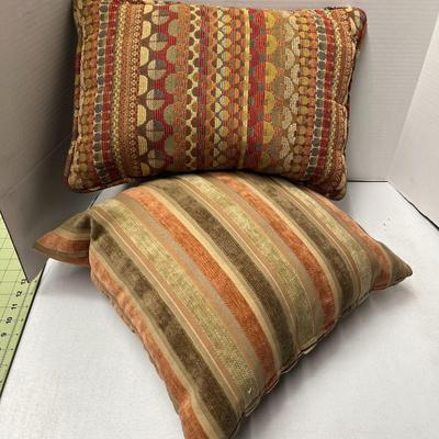 Earth Tone Throw Pillows - Set of 2