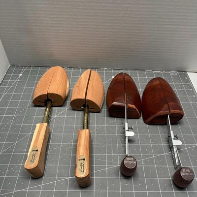 Wooden Shoe Trees - 2 Pair