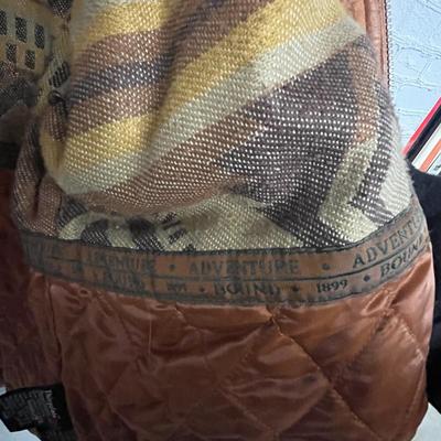 Brown Leather Jacket - Mens Size Large