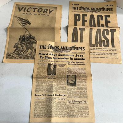 1945 The Stars And Stripes Mediterranean Newspaper