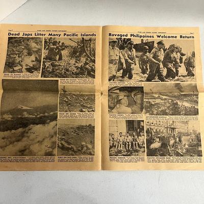 1945 The Stars And Stripes Mediterranean Newspaper