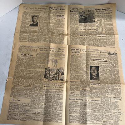 1945 The Stars And Stripes Mediterranean Newspaper