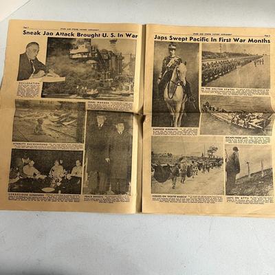 1945 The Stars And Stripes Mediterranean Newspaper