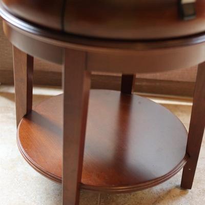 BOMBAY Company Round Two Drawer End Table