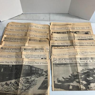 1934 New York American Newspaper - 14 issues
