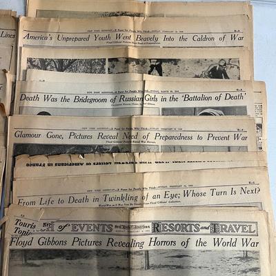 1934 New York American Newspaper - 14 issues