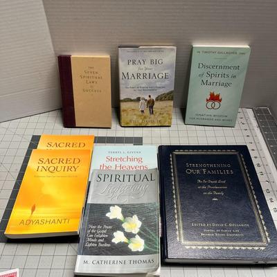 Book Bundle;The Seven Spiritual Laws of Success,Pray Big for your Marriage,Discernment of Spirits in Marriage,Sacred Inquiry,Stretching...