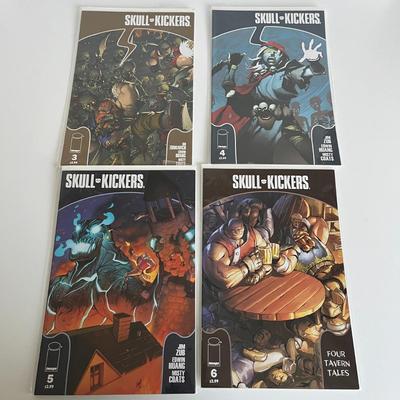 Skullkickers Comics - Issues 3-6, 11, 12, 100 (two #6)