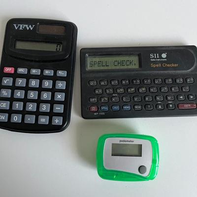 Calculator, Spell Checker, Pedometer Bundle