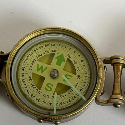 Vintage Lensatic Compass