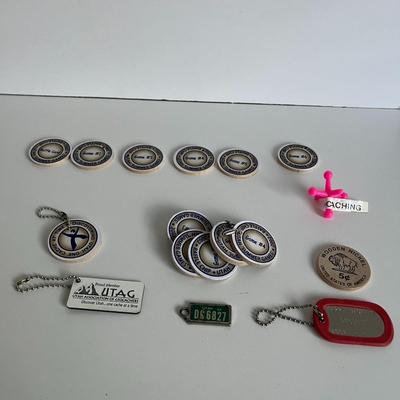 2002 Utah Summer Game Tokens & Key Chains Collection