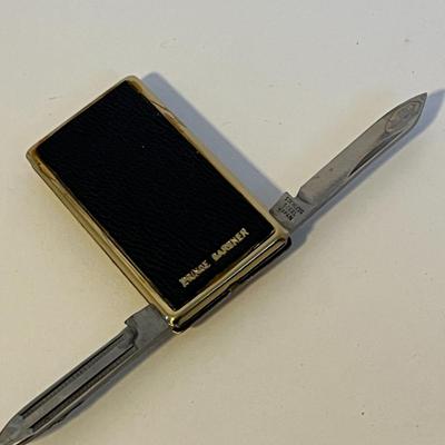 Vintage Prince Gardner Pocket Knife/ Money Clip & Zippo Lighter