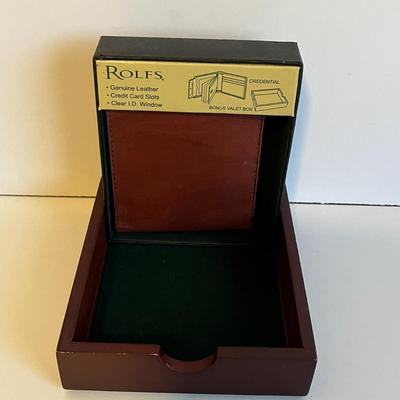 Rolfs Leather Wallet with Box