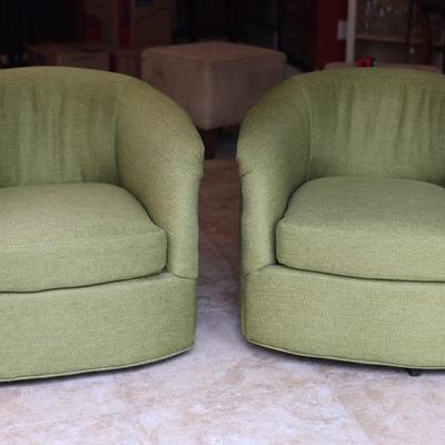 Set of Mid-Century Swivel Chairs