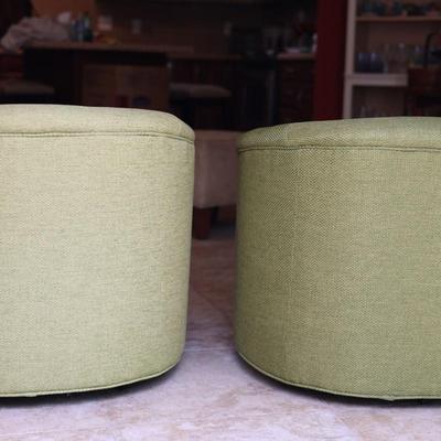 Set of Mid-Century Swivel Chairs