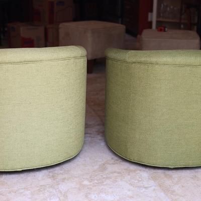 Set of Mid-Century Swivel Chairs