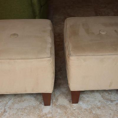 Pair of Ethan Allen Ottomans