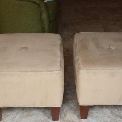 Pair of Ethan Allen Ottomans