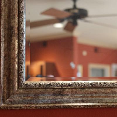 Large Silver Wall Mirror