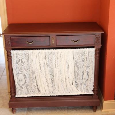 Two Drawer Antique Hutch (See Description)