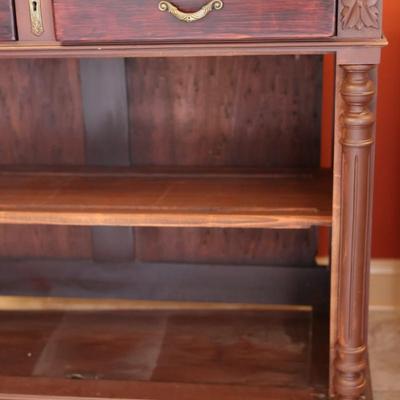 Two Drawer Antique Hutch (See Description)