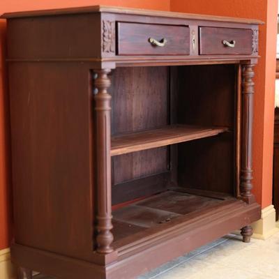 Two Drawer Antique Hutch (See Description)