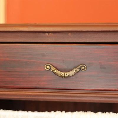 Two Drawer Antique Hutch (See Description)