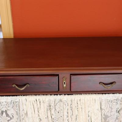 Two Drawer Antique Hutch (See Description)