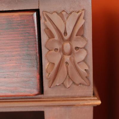 Two Drawer Antique Hutch (See Description)