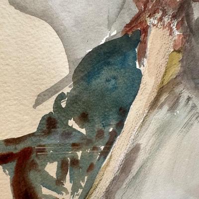 Signed & Framed Original Artwork of a Woman