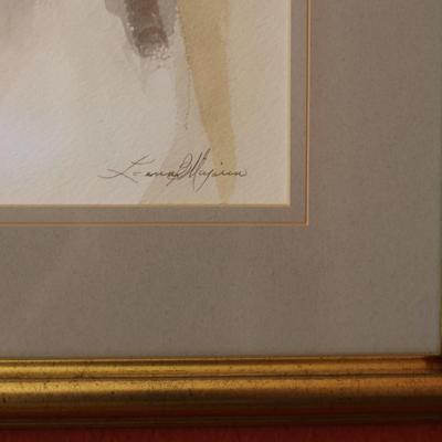 Signed & Framed Original Artwork of a Woman