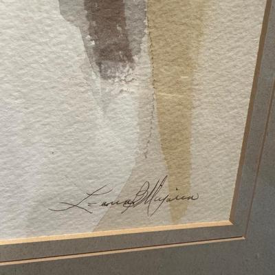 Signed & Framed Original Artwork of a Woman