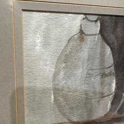 Signed & Framed Original Artwork of a Woman