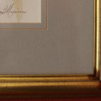 Signed & Framed Original Artwork of a Woman