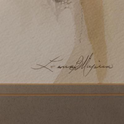 Signed & Framed Original Artwork of a Woman