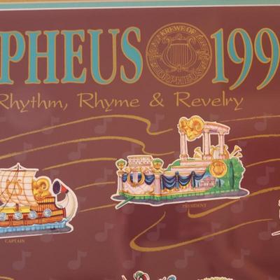 Framed Orpheus 1994 SIGNED By Harry Connick Jr.