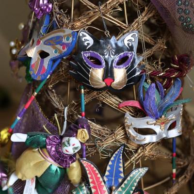 Mardi Gras "Christmas Tree"