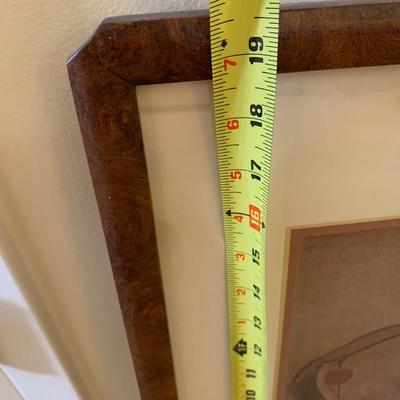 Wood framed Palace concert print