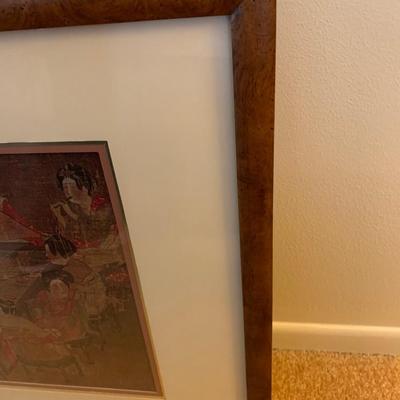 Wood framed Palace concert print